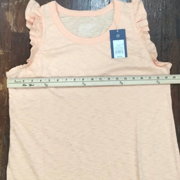 NEW Universal Thread Women’s L Maxi Dress Ruffle Flutter Sleeve 100% Cotton - Picture 11 of 14